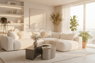 Wabi-Sabi Stainless Steel Coffee Table – Minimalist Living Room Table-Graffitiwallarts.com