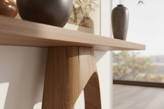 Wabi-Sabi Solid Pine Wood Console Table