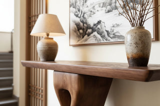 Wabi-Sabi Solid Wood Console Table