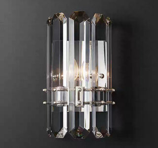 K9 Crystal Brass Metal Chrome / Black Chandelier