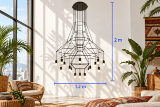Wireflow LED Chandelier – 20 heads style a