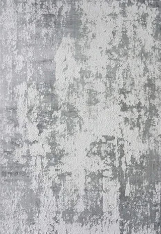 Abstract Gray High Pile Tufted Rug-GraffitiWallArts