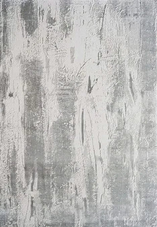 Abstract Gray High Pile Tufted Rug-GraffitiWallArts