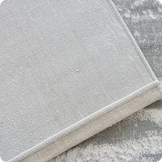 Abstract Gray High Pile Tufted Rug-GraffitiWallArts
