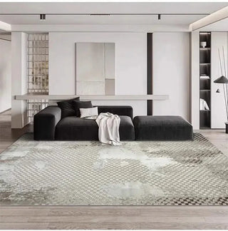 Abstract Textures High Pile Tufted Rugs for Living Room-GraffitiWallArts