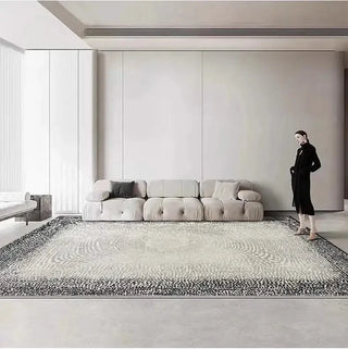Abstract Textures High Pile Tufted Rugs for Living Room-GraffitiWallArts