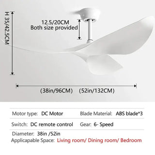 Acrylic Wood Finish Designer Ceiling Fan-Ceiling Fans