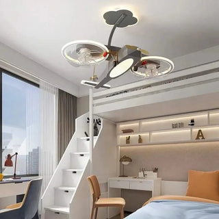 Airplane Fan Light for Kids Bedroom-Kids Room Lights