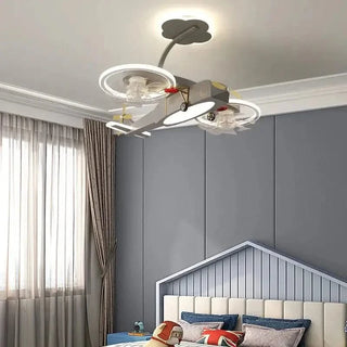 Airplane Fan Light for Kids Bedroom-Kids Room Lights