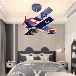 Airplane LED Hanging Light for Kids Room-GraffitiWallArts