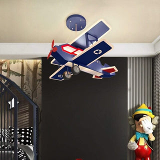 Airplane LED Hanging Light for Kids Room-GraffitiWallArts