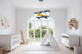 Airplane LED Light with Fan - Enjoy Comfortable Lighting-GraffitiWallArts