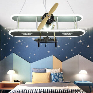Airplane LED Pendant Light for Kids Nursery-GraffitiWallArts