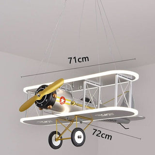 Airplane LED Pendant Light for Kids Nursery-GraffitiWallArts