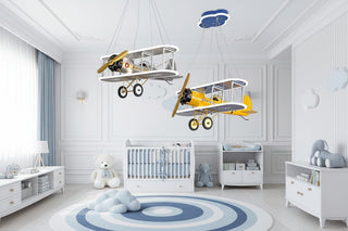 Airplane LED Pendant Light for Kids Nursery-GraffitiWallArts