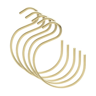 Aluminum Alloy 5pcs S-Shape Hooks Hangers-GraffitiWallArts