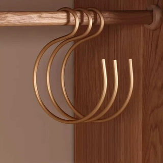Aluminum Alloy 5pcs S-Shape Hooks Hangers-GraffitiWallArts