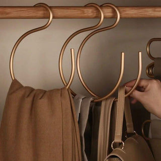 Aluminum Alloy 5pcs S-Shape Hooks Hangers-GraffitiWallArts