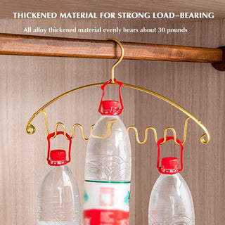 Aluminum Alloy Wave Shaped 5pcs Clothes Hanger-GraffitiWallArts
