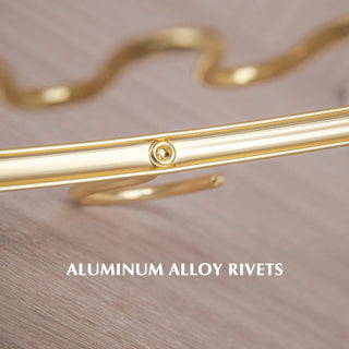 Aluminum Alloy Wave Shaped 5pcs Clothes Hanger-GraffitiWallArts