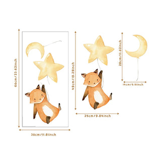 Animal Balloon Kids Room Wall Decal Stickers-GraffitiWallArts