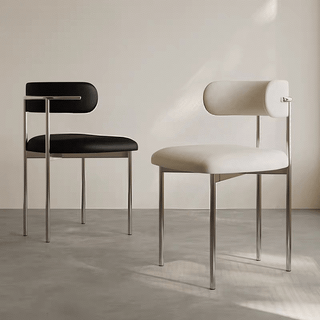 Antique Style Minimalistic Dining Chair-GraffitiWallArts