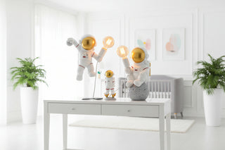 Astronaut Model Night Light Resin Bedside Table Lamp-Kids Room Lights