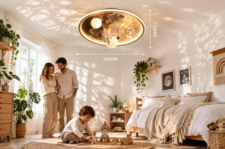 Astronauts Led Lights Chandelier Kids Room-GraffitiWallArts