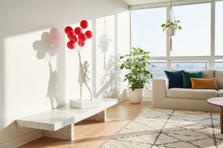 Banksy Flying Balloons Girl Figure-Supreme Sculptures
