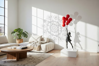 Banksy Flying Balloons Girl Figure-Supreme Sculptures