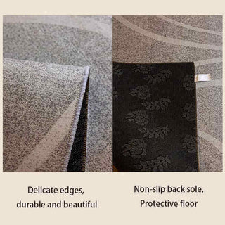 Black Net Rug: Modern Sophistication for Contemporary Spaces-Rugs