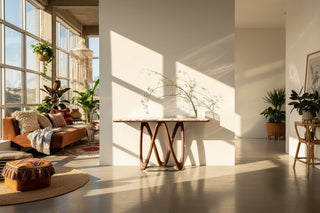 Black Walnut Console Table