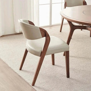 Black Walnut Solid Wood Dining Chair-GraffitiWallArts