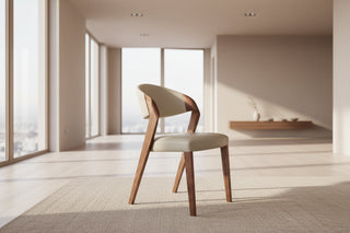 Black Walnut Solid Wood Dining Chair-Dining Chairs
