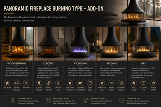 Panorama-Kamin (Brennart) - Add-on