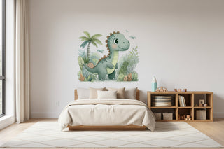 Cartoon Dinosaur Wall Stickers for Kids Nursery-GraffitiWallArts