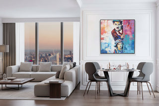 Charlie Chaplin Wall Art Canvas Wall Art-GraffitiWallArts