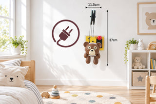 Claw Machine Kids Wall Lamp with Bear, Elephant or Lion-GraffitiWallArts