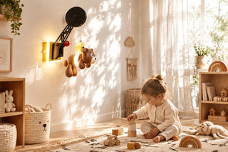 Claw Machine Kids Wall Lamp with Bear, Elephant or Lion-GraffitiWallArts