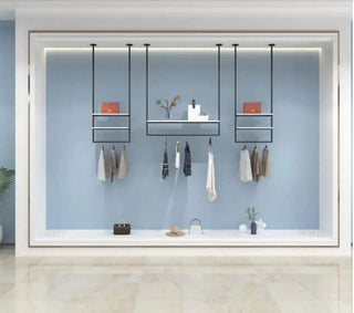 Clothing Display Rack Wall Suspender-GraffitiWallArts