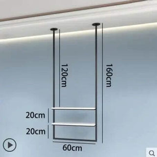 Clothing Display Rack Wall Suspender-GraffitiWallArts