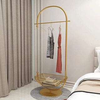 Clothing Rack Floor Standing Valet Corner-GraffitiWallArts