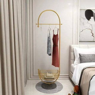 Clothing Rack Floor Standing Valet Corner-GraffitiWallArts
