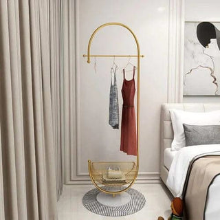 Clothing Rack Floor Standing Valet Corner-GraffitiWallArts
