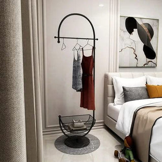 Clothing Rack Floor Standing Valet Corner-GraffitiWallArts