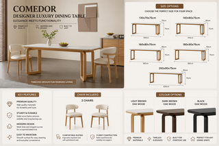 Comedor Designer Luxury Dining Table-GraffitiWallArts