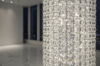 Crystal Spiral Staircase Chandelier