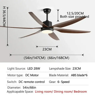 Designer Six Leaves Strong Wind Ceiling Fan-Ceiling Fans