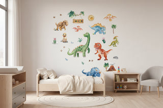 Dinosaur Jungle Wall Sticker for Kids Room-GraffitiWallArts