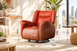 Electric Multi-Functional Recliner Rocking Lounge Chair  - Size